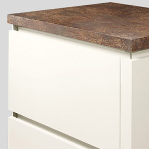 004 Recessed Handle (LINE N), White