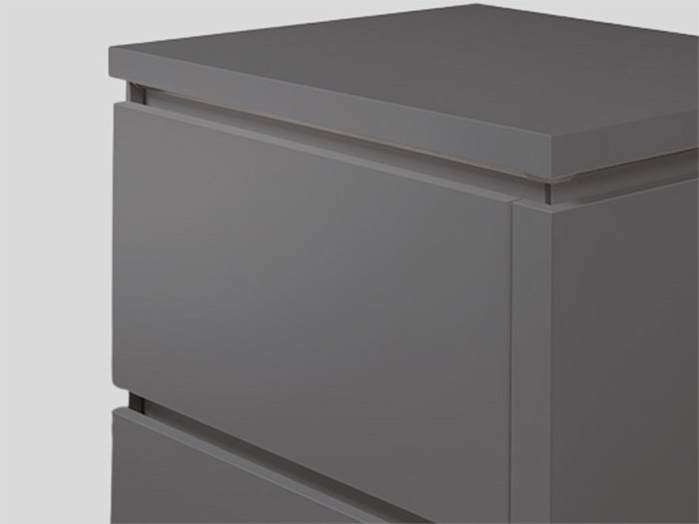 011 Recessed Handle (LINE N), Slate grey
