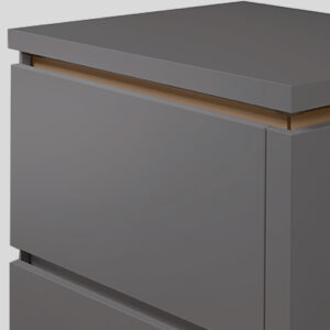 012 Recessed Handle (LINE N), Bronze metallic colour