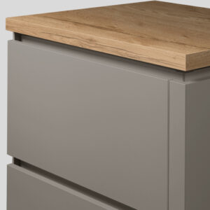 025 Recessed Handle (LINE N), Taupe grey