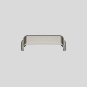 055 Screw-on handle recess, Stainless steel finish