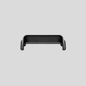 057 Screw-on handle recess, Black