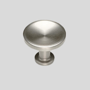 241 Metal knob, Stainless steel finish