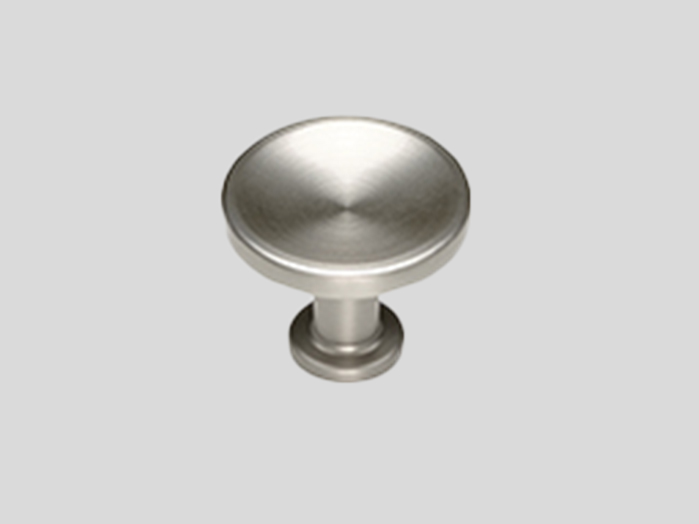241 Metal knob, Stainless steel finish
