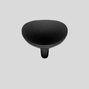 244 Metal knob, Black