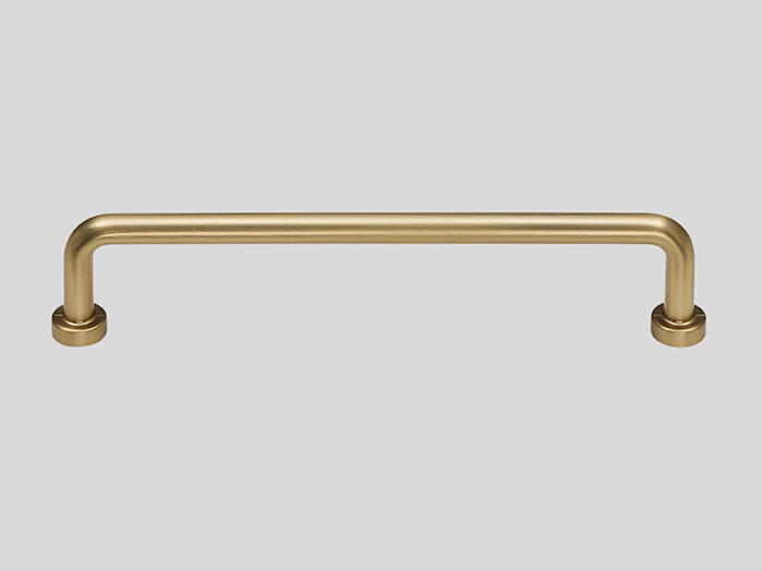 257 Metal handle, Yellow gold-coloured