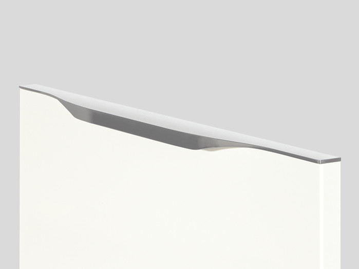 350 Bar handle, Stainless steel finish, Matt
