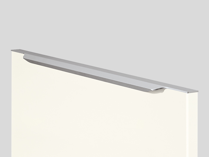 550 Bar handle, Stainless steel finish