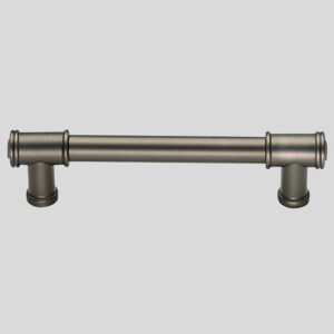 736 Metal handle, Stainless steel finish - Black glazed, Matt