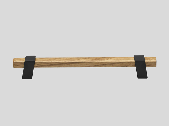 737 Wood - Metal handle, Oak - Black