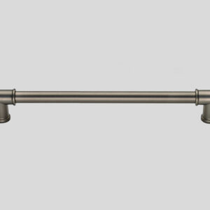 738 Metal handle, Stainless steel finish - Black glazed