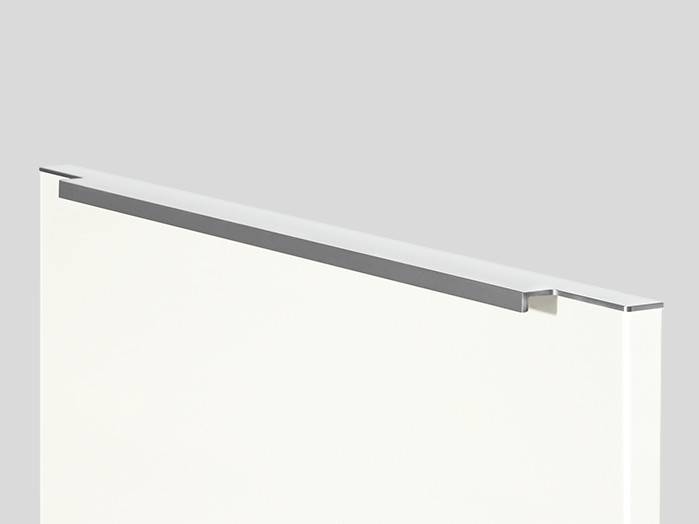 760 Bar handle, Stainless steel finish, Matt
