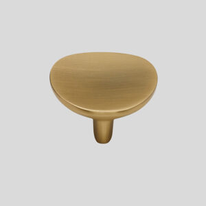 813 Metal knob, Yellow gold-coloured