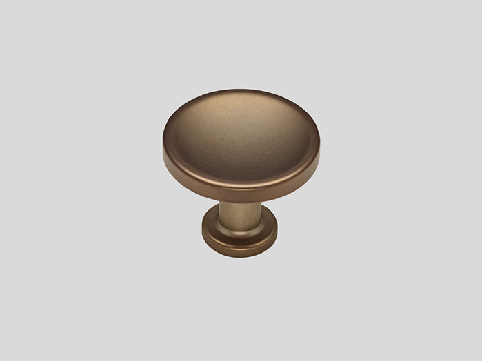 831 Metal knob, Bronze metallic colour