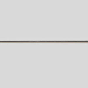 890 Railing handle, Stainless steel finish, Matt