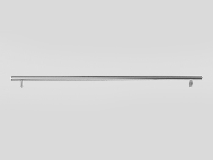 900 Railing handle, Stainless steel finish, Gloss