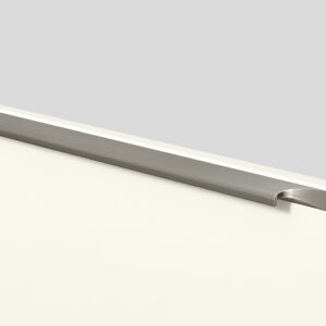 960 Screw-on bar handle, Stainless steel finish