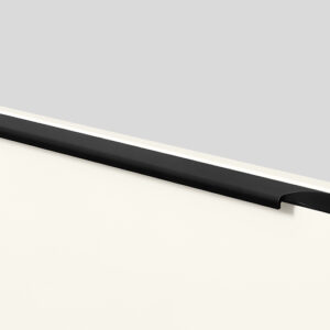990 Screw-on bar handle, Black, Matt